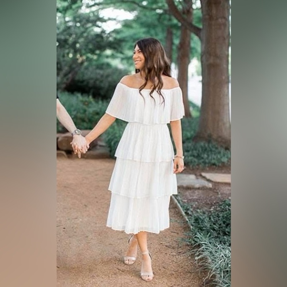 White Midi Dress